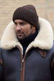 Aero Leather Shearling Flight Jacket This Is Such A Hot Photo Sheepskin Jacket Mens Winter Fashion Flying Jacket