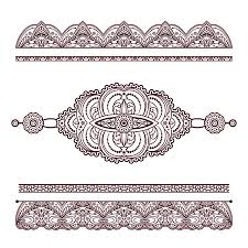 Unter anderem zum beispiel diese webarmbänder. Set Von Henna Tattoo Vorlagen Dekorative Doodle Elemente Anhanger Und Armband Verzierungen In Mehndi Stil Auf Weiss Lizenzfrei Nutzbare Vektorgrafiken Clip Arts Illustrationen Image 58610238