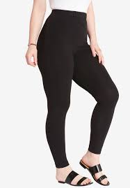 Ankle Length Stretch Legging Hi Res Stretch Leggings Plus Size Leggings Ankle Length Leggings