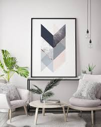 Wall Art Prints Geometric Posters Gallery Wall Home Decor Etsy In 2020 Geometric Poster Wall Decor Gallery Wall Decor