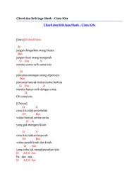 Kisah cinta kita lirik mp3 & mp4. Chord Dan Lirik Lagu Slank Cinta Kita By Chord Zila Issuu
