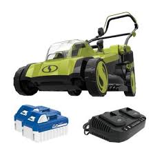 Some of the most reviewed products in self propelled lawn mowers are the ryobi 40v cordless mower, leaf blower, chainsaw, hedge trimmer, and string trimmer with (3) batteries and chargers with 9,855 reviews and the ryobi 40v brushless 20 in. Battery Push Lawn Mowers Lawn Mowers The Home Depot