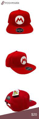 Super Mario Bros Red Adjustable Hat Cap Unisex Adjustable Hat Super Mario Bros Bros