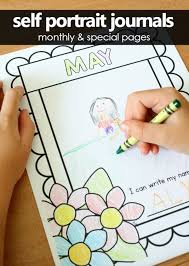 Self Portrait Drawing Journal Fantastic Fun Learning Preschool Homework Preschool Journals Kids Journal