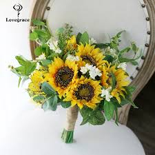 Check spelling or type a new query. Lovegrace Sunflower Bouquet Bride Wedding Flower Artificial Silk Sunflower Bouquet Eucalyptus Leaf Unique Design Wedding Supply Wedding Bouquets Aliexpress