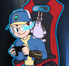 Custom Digital Portrait Gamer Pic Personal Portrait Cartoon Etsy Lambang Negara Gambar Seni