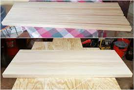 To install a wooden strap, cut it as wide as the workpiece allows. How To Join Wood Planks For A Tabletop 7 Practical Tips