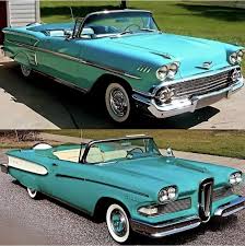 Image result for Powder Blue 1958 Edsel
