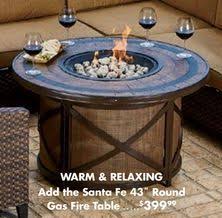 Wilson Fisher 43 Santa Fe Round Gas Fire Pit With Concrete Stone Table From Big Lots 399 99 Gas Firepit Gas Fire Table Concrete Stone