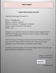 Check spelling or type a new query. Fungsi Dan Cara Buat Surat Pernyataan Perusahaan Non Pkp Solusinews Id
