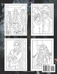 These are elena and katherine from the tv show / books the vampire diaries. The Vampire Diaries Coloring Book If You Are A Fan Of The Vampire Diaries You Will Love This Coloring Book With High Quality Characters And Beautiful Scenes Images Amazon De Petr Anthony Fremdsprachige
