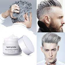 Best silver fox hairstyles for men. Men Women Silver Ash Grey Hair Wax Hair Pomades Natural Hairstyle Styling Cream Ebay