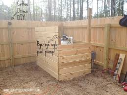 Diy Outdoor Wood Screen For Under 40 The Happier Homemaker Backyard Pool Landscaping Pool Equipment Enclosure Pool Equipment Cover