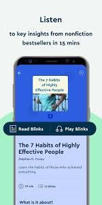 If you actually mean blinkist and not blinklist here's my 2 cents: Blinkist 8 6 0 860003 Apk For Android