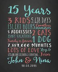 Whether you are looking for crystal or watches to celebrate your 15th anniversary, personal creations has carefully chosen some of our finest gifts to spoil your beloved. Wedding Anniversary Gifts Paper Canvas 15 Year Anniversary Etsy 20th Anniversary Gifts 15 Year Anniversary Mens Anniversary Gifts
