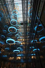 Bespoke Atrium Light Feature Commercial Office Lighting Broadgate West The Light La Architectural Lighting Design Light Architecture Lighting Inspiration