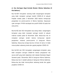 Latest Updates 9 New Covid 19 Sarawak Disaster Information Facebook