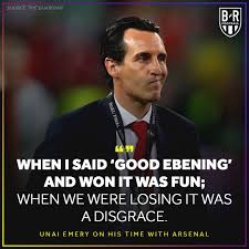 Bournemouth v arsenal | unai emery: B R Football On Twitter Good Ebening Was No Joke In The End For Unai Emery