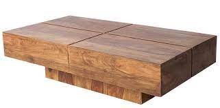 4.5 out of 5 stars. Casa Padrino Designer Solid Wood Coffee Table Nature 110 X 30 Cm Living Room Table