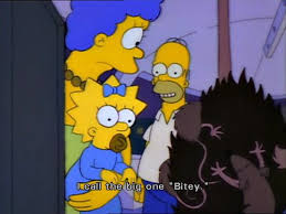 I Call The Big One Bitey The Simpsons Simpson Homer Simpson