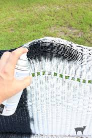 Follow any ventilation recommendations and other precautions outlined by the ammonia manufacturer on. How To Spray Paint Wicker Furniture