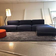 Erweiterbar, typenauswahl, fußauswahl, lederauswahl, armteilvarianten, sitzqualitäten, hocker erhältlich. 3 Sitzer Sofa Dreisitzer Connect Steelcut Trio 769 Blau Mit Hocker 2 Sitzer Sofas Sofas Mobelfirst