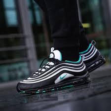 Nike Air Max 97 Mens Black And White Insidesneakers Nike Air Max 97 Black Emerald 921826 013 Nike Air Max 97 Nike Air Max Nike Air