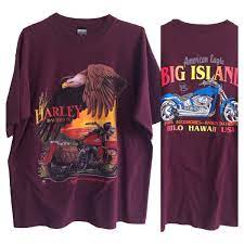 Vtg 96 Harley Davidson Eagle Shirt Mens Vintage Xl Womens Etsy Eagle Shirts Harley Shirts Shirts