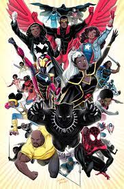 Black Superheroes Of The Marvel Universe By Luciano Vecchio Black Comics Marvel Artwork Black Panther Art