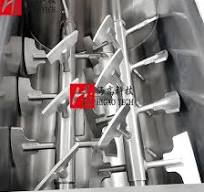 Dry Powder Horizontal Double Shaft Paddle Mixer with Explosion-Proof Control