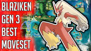Blaziken Gen 3 Best Moveset Blaziken Best Moveset Moves Pokemon Emerald Ruby Sapphire Red Green Youtube