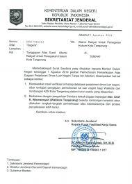 By admin posted on may 16, 2017 june 28, 2019. Soal Dugaan Pergi Ke Luar Negeri Kemendagri Akan Periksa Walikota Tangerang Palapa News