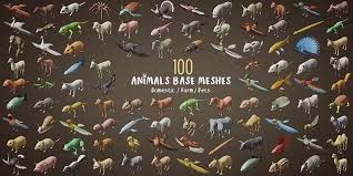 100 Animals Base Meshes Big Animals Animals Praire Dog
