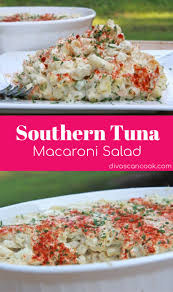 Southern Tuna Macaroni Salad Easy Creamy Seasoned Macaroni Tuna Salad Macar Tuna Macaroni Salad Tuna Salad Recipe Macaroni Recipes