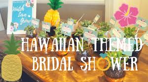 36 counts hawaiian leis necklace tropical luau hawaii silk flower lei theme party favors wreaths headbands holiday wedding beach birthday decorations (3 dozens) 4.7 out of 5 stars 2,805 $15.85 $ 15. Hawaiian Themed Bridal Shower Tina Slayer Youtube