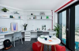 The canopies above the twin beds were inspired. Student Accommodation In Wembley Scape