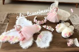 Gupse Icin Kapi Susu Sepet Lohusa Terligi Taci Sac Bandi Hazirlandi Yastik Bebekler Kasmir Kumas Ile Dikilmistir Kece Deg Jewelry Lei Necklace