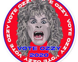 Vote Ozzy Ozzy Osbourne Black Sabbath Election 2020 heavy metal decal die  cut vinyl stickers