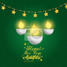 Hari raya is just around the corner, but how much do you really know about the celebration? Selamat Hari Raya Aidilfitri Vector Illustration Design Canvas Prints For The Wall Canvas Prints Malay Ramadan Indonesia Myloview Com