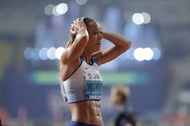 Elle est en troisième position. Katarina Johnson Thompson Sera Presente Aux Jeux Olympiques De Tokyo L Equipe