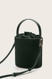 Kadin Yesil Deri Bucket Canta Violeta By Mango Trendyol Bucket Canta Canta Cantalar