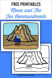 Each printable highlights a word that starts. Crafts Ten Commandments Bible Crafts And Activities