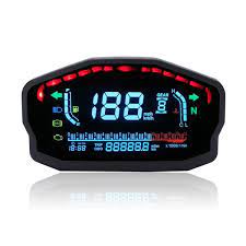 Us 58 79 28 Off 12 V 14000rmp Motorfiets Digitale Lcd Snelheidsmeter Kilometerteller Watertemperatuur Oliemeter 2 4 Cilinders Waterdicht Motoraccessoires En Motocicleta Carros Pequenos Cilindro