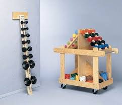 Wall Mounted Wood Dumbell Rack Diy Home Gym Home Gym Design Gym Room At Home