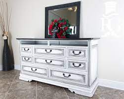Dresser Upcycle Painted In Annie Sloan Chalk Paint Pure White Clear Wax Black Chalk Paint Furniture White Chalk Paint Furniture Chalk Paint Furniture Dresser