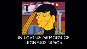Simpsons Pay Respects To Lenoard Nimoy The Simpsons Know Your Meme