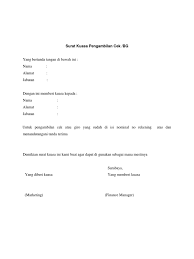Maybe you would like to learn more about one of these? Surat Kuasa Pengambilan Cek Contoh