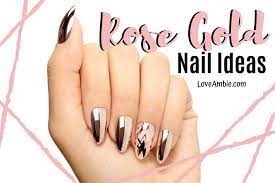 Next, we have an elegant rose gold nail idea! 35 Gorgeous Rose Gold Nails Perfect For Any Event 2021 Guide
