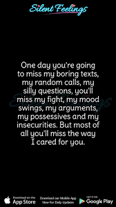 One Day You Re Going To Miss My Boring Texts Upset Quotes Mood Swing Quotes Miss Me Quotes