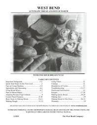 41026 Bread Maker 1 5 Lb West Bend Kitchen Appliances 5836 bread maker pdf manual download. 41026 bread maker 1 5 lb west